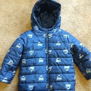 Gymboree toddlers winter puffer coat size 2T to 3T